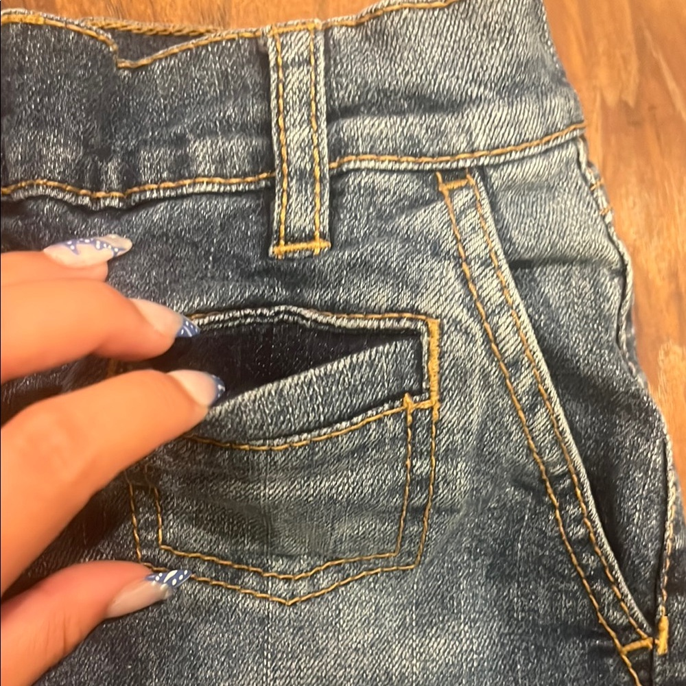Tommy Hilfiger Blue Tan Mini Skirt Casual - Picture 4 of 7